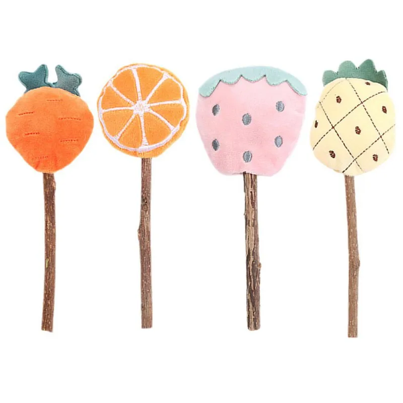 

Top Pet Accessories Cat Funny Interactive Toys Cute Cat-like Bells Tooth Wooden Plucking Lollipop Pet Supplies Dropship