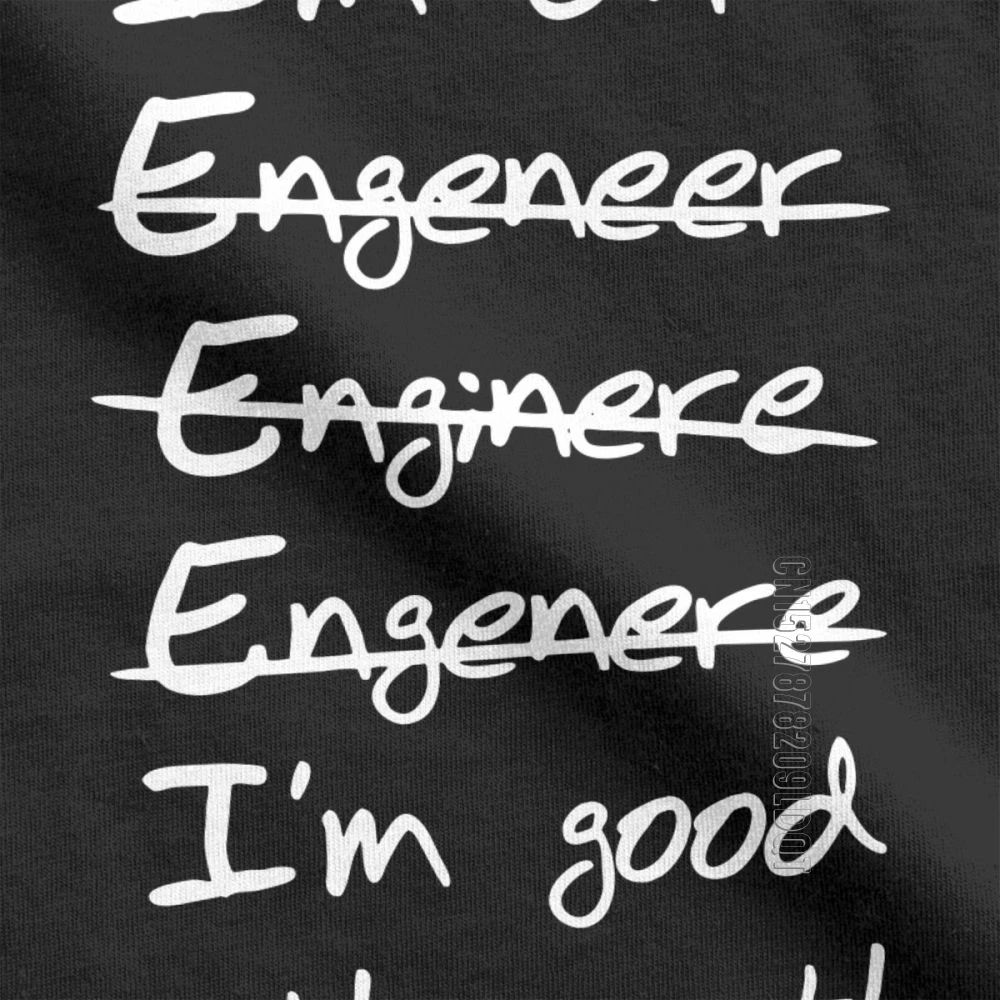 Футболка мужская с инженерным принтом I'm Good математикой Повседневная Базовая