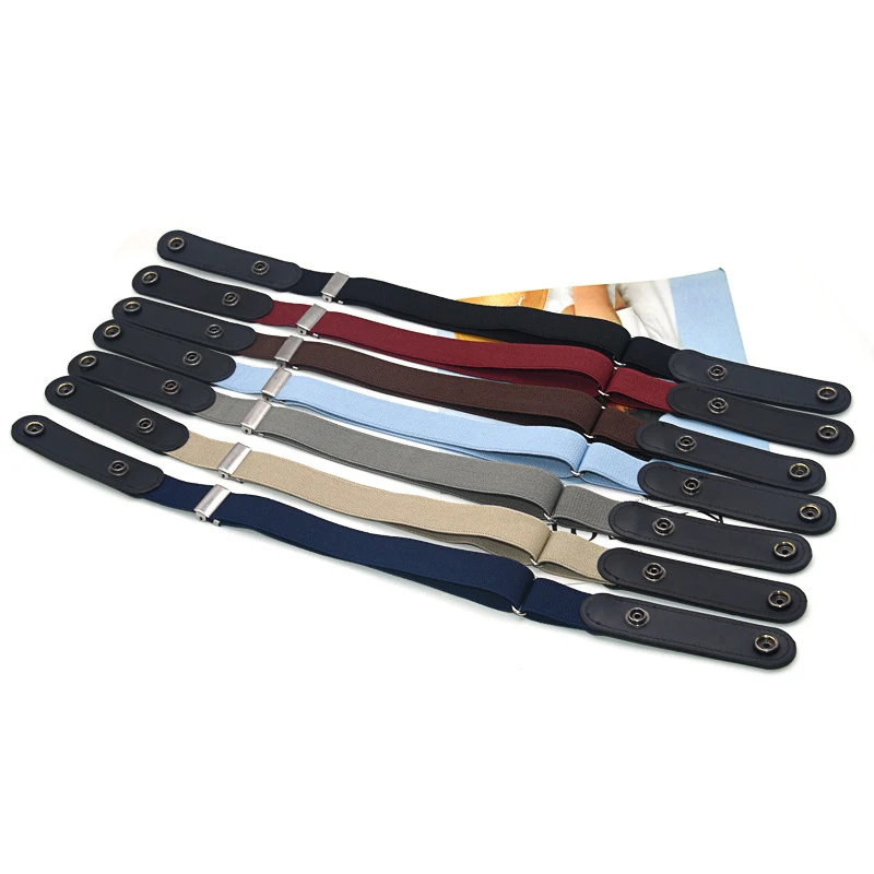 

Jeans Dresses Non-marking Elastic Neutral Belt Weaving Alloy Multicolor Band