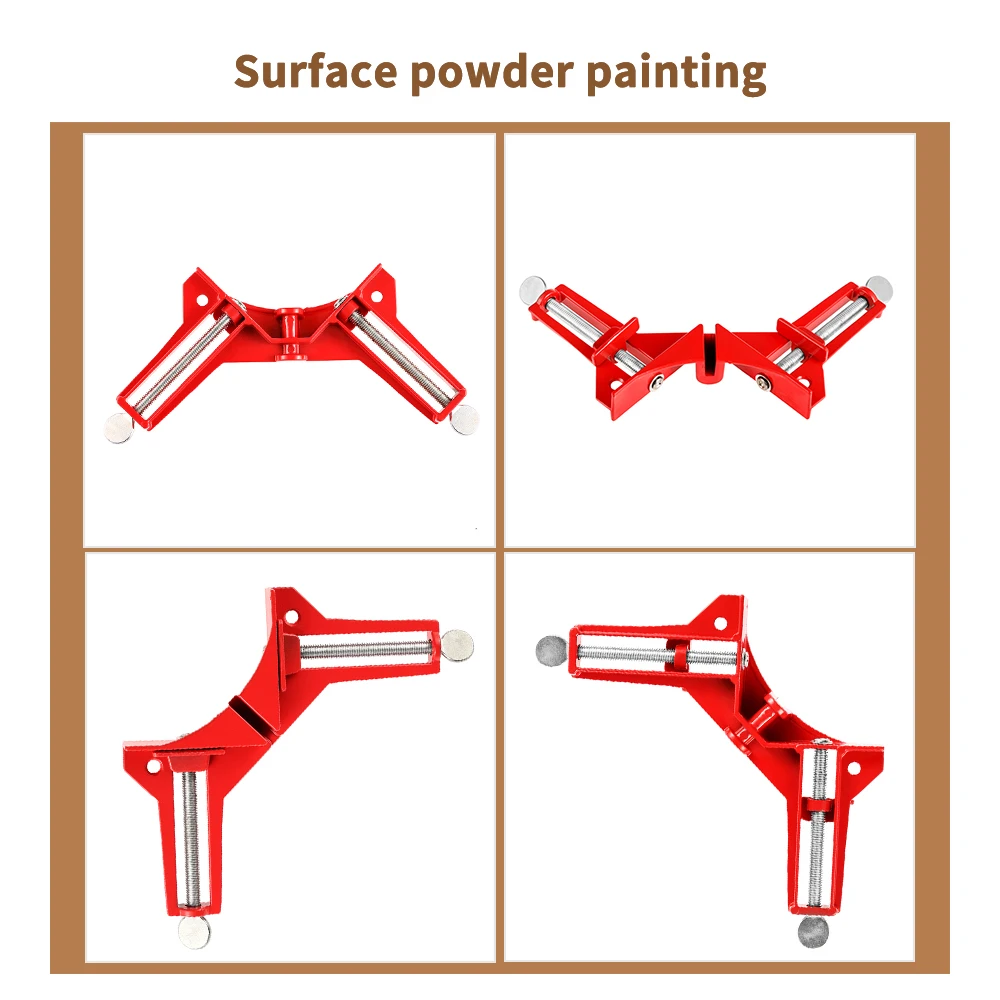 Многофункциональный 4-дюймовый угловой зажим 90 градусов для фоторамки угловые