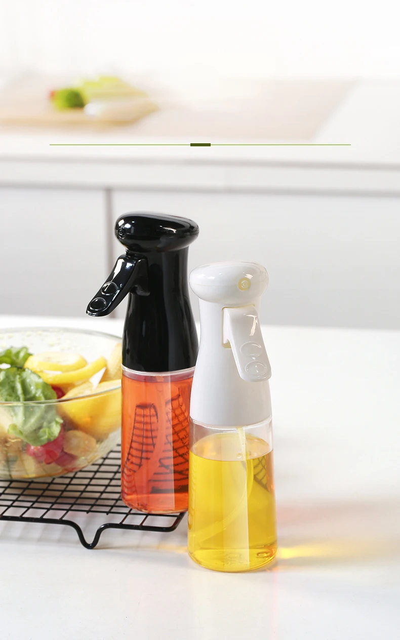 

Oil Spray Bottle Cooking Baking Vinegar Mist Sprayer Barbecue Spray Bottle for Home Kitchen Cooking BBQ Grilling Roasting 210ml