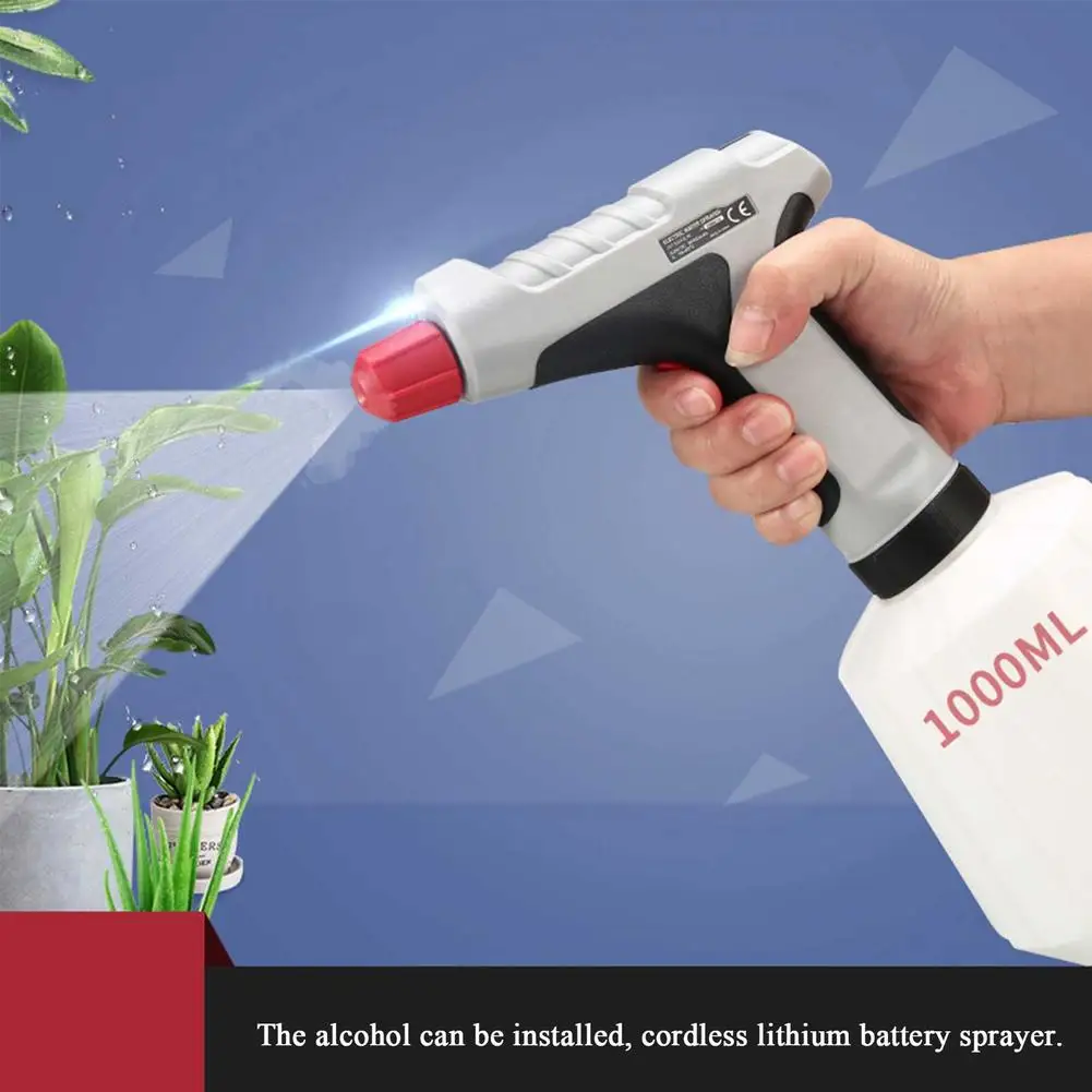 Электрический распылитель воды с автоматической насадкой для мытья автомобиля