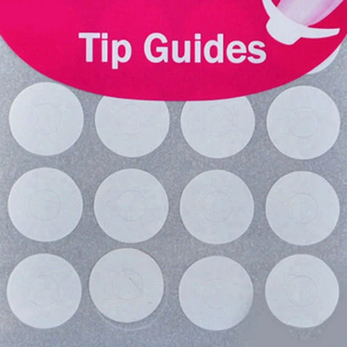 18 упаковок французский трафарет для дизайна ногтей форма бахрома руководство