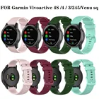 Ремешок для Garmin Vivoactive 3 4 4S, ремешок для часов, силиконовый браслет для Garmin Forerunner 245CAME SQ, ремешок 182022 мм, браслет