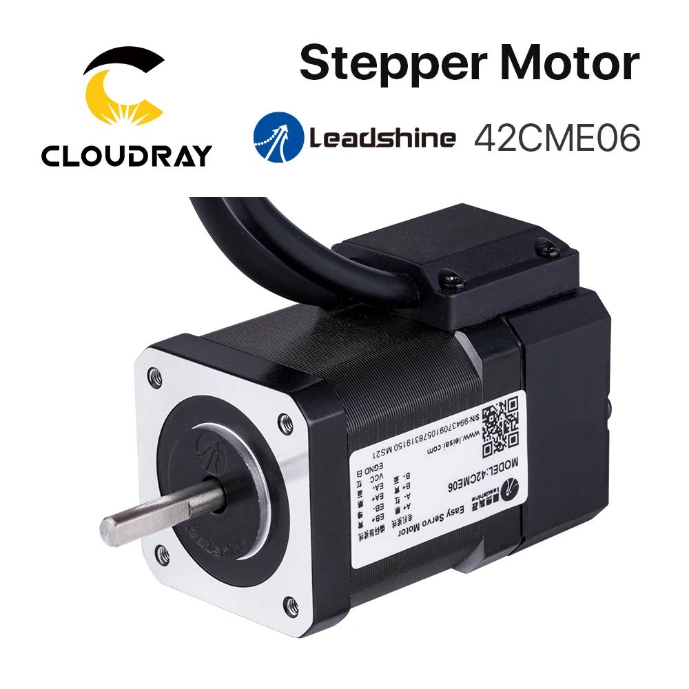 Шаговый двигатель Leadshine Nema 17 (42CME06) с замкнутым контуром 0 5 А кодировщиком