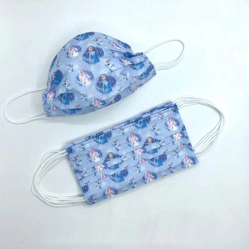 Мультяшная детская маска с принтом Aisha Замороженная Принцесса маски для лица