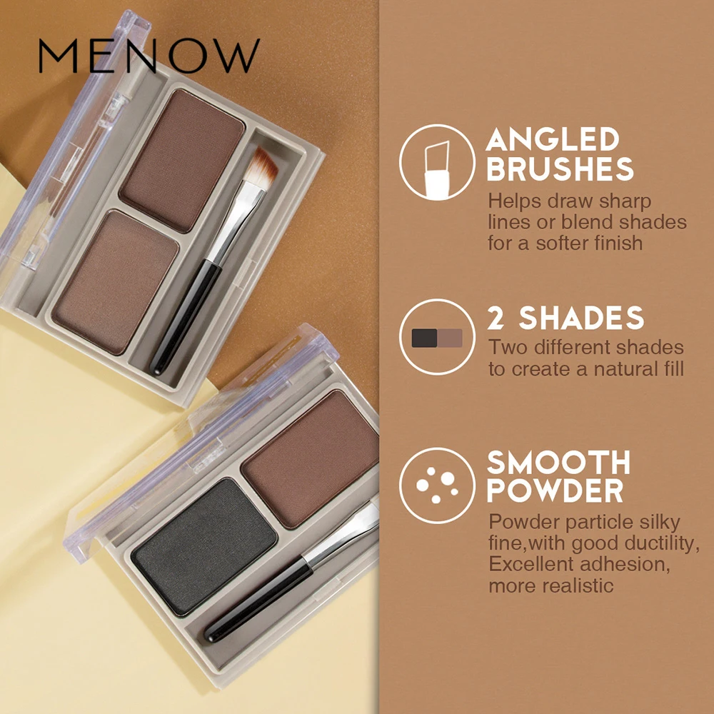 MENOW водостойкая пудра для бровей Кисть подводка глаз Ручка E418 | Красота и здоровье
