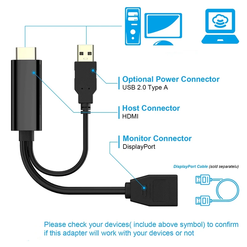 HDMI мужской удлинитель 3840X2160 UHD 4K для отображения порта Женский адаптер кабель USB 2 0