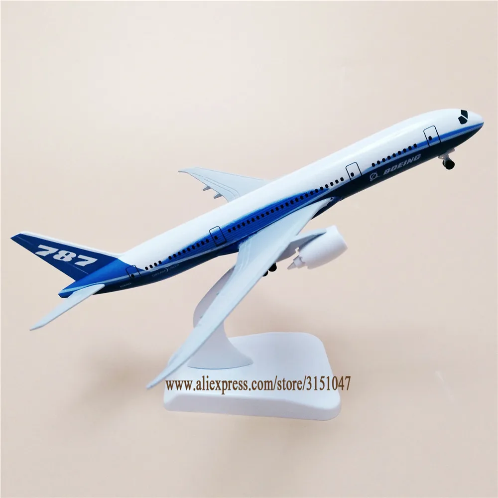 Модель самолета 20 см литая под давлением 787 B787 w колеса подарок |