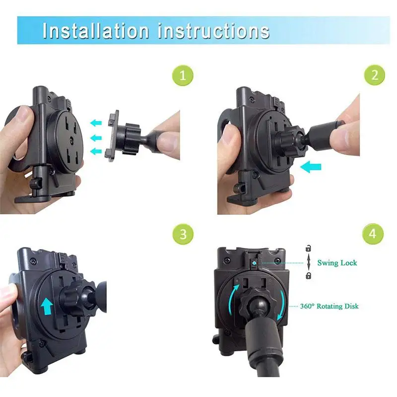 Yниверсальная приборная панель на ветровое стекло Гибкая длинная рука