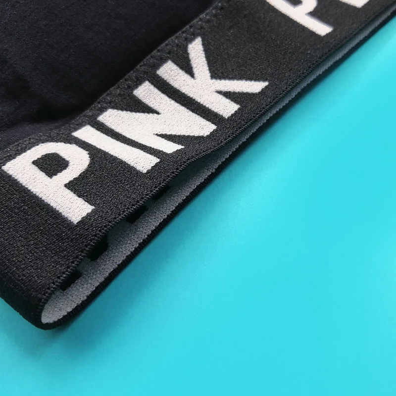 Нижнее белье женское с надписью удобный бюстгальтер розового цвета пикантное