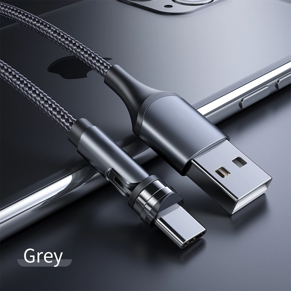 Магнитный кабель usb-c Micro USB для iPhone 12 11 pro max Xiaomi redmi вращающийся на 360 градусов |