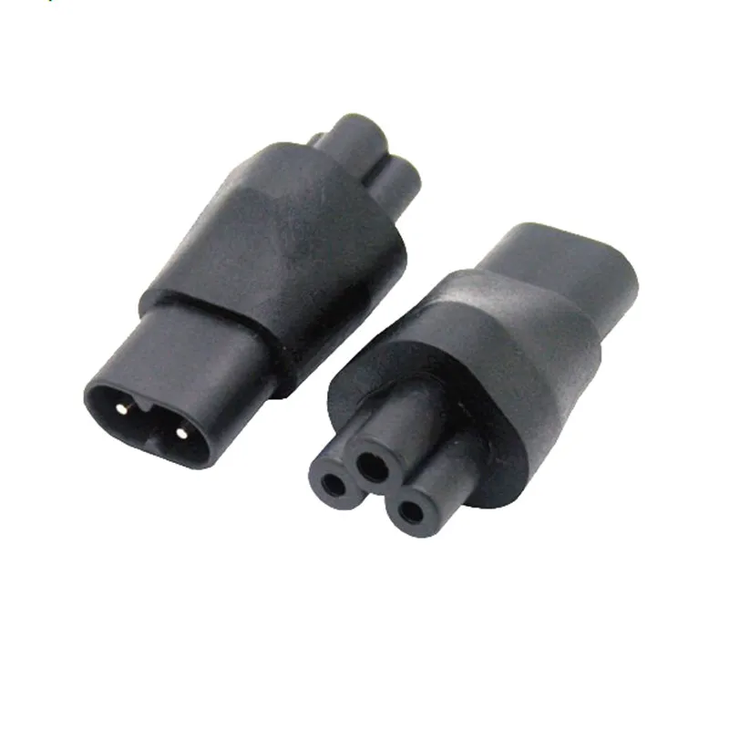Адаптер питания IEC 3Pin мама к 2Pin папа 320 C6 C8 адаптер C7 C5 2 контактный