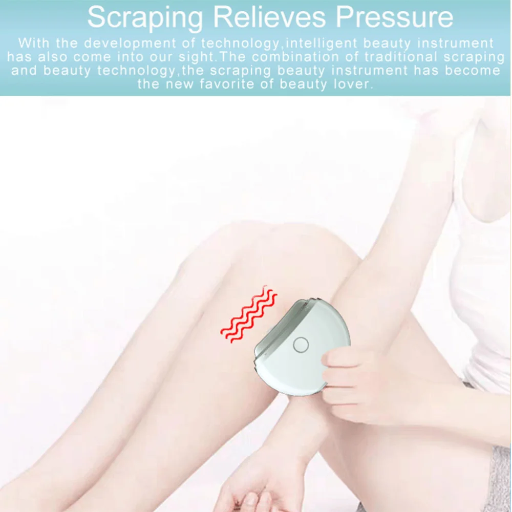 

1pc Electric Scraping Plate Household Scraping Plate Supplies (White)