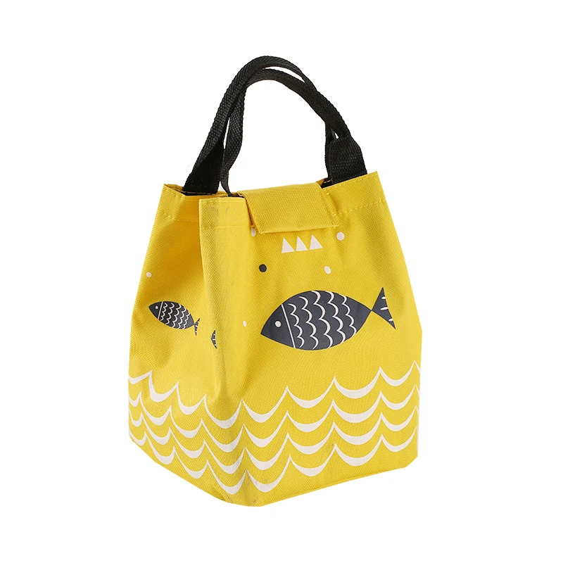 

Ladies Lunch Bag Office Lunch Box Portable Aluminum Foil Thickened Hand-carry Canvas Insulation Bag Outdoor Portable Lunch Box