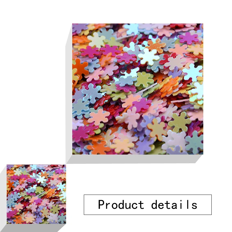 Nail Plum Blossom Sparkle Glittering Holographic Laser Colorful Sequins Sequin Polish Manicure Art Decoration | Дом и сад