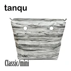 Tanqu кожаный внутренний карман на молнии подкладка для большого классического мини Obag Водонепроницаемая вставка под дерево ПУ для O BAG женская сумочка