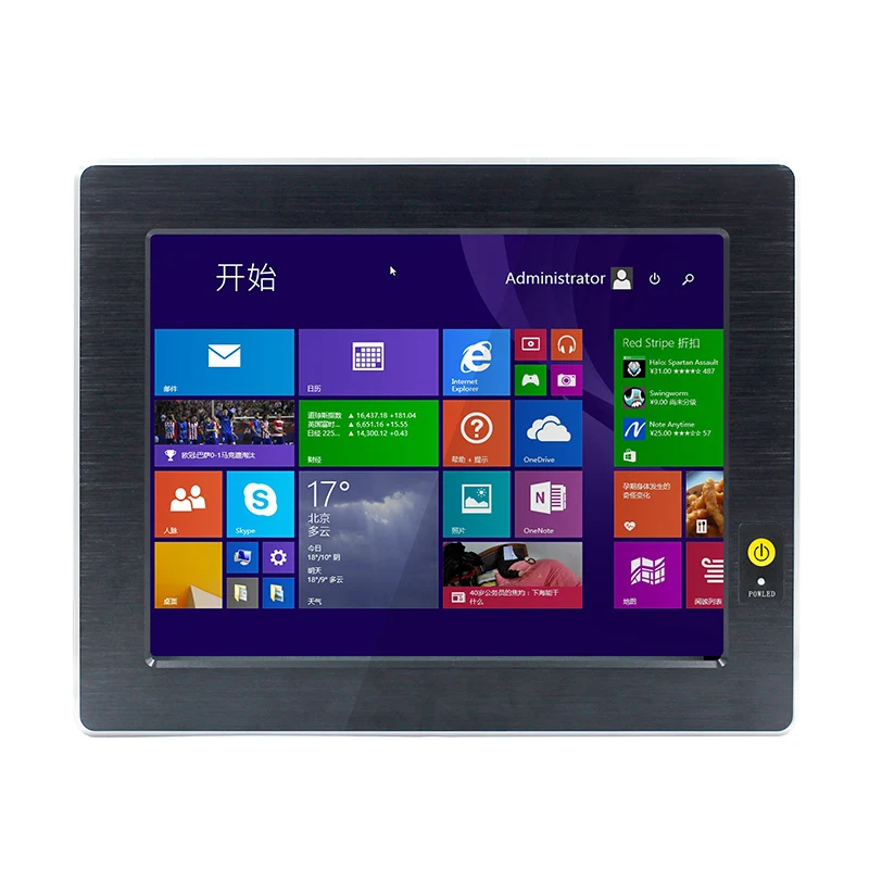10" LED display i3-4000U CPU fanless tablet pc 4GB DDR3 4*USB 800*600 mini | Компьютеры и офис