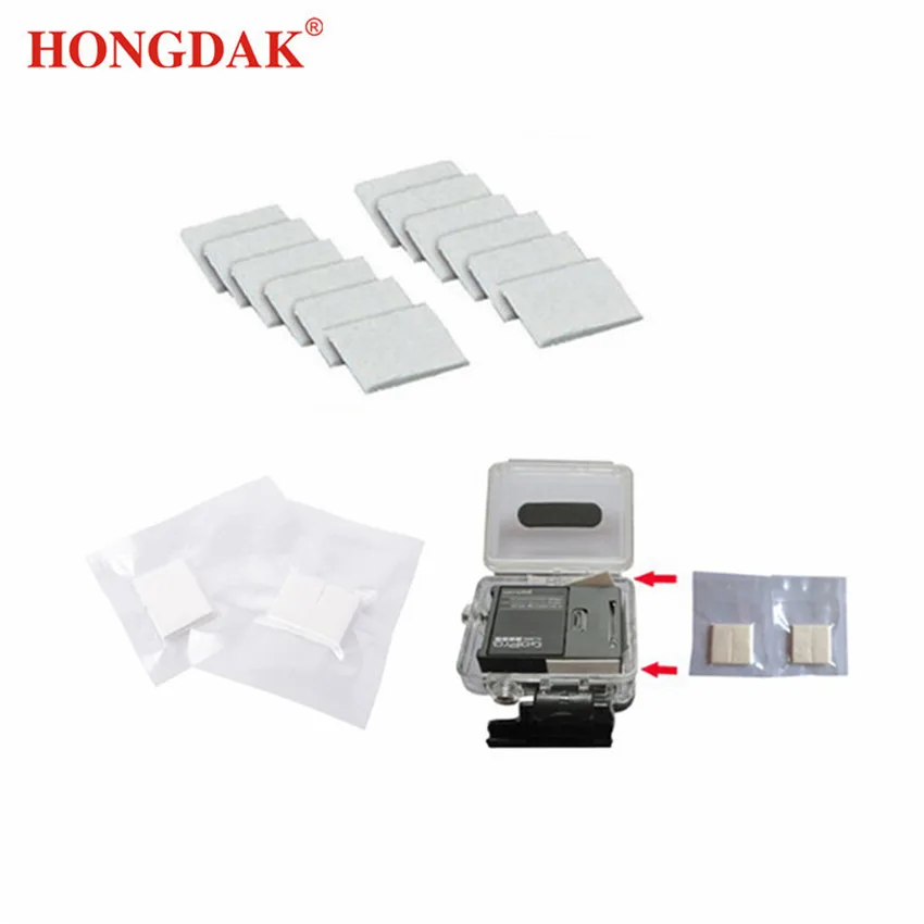 Аксессуары для экшн камеры 12 шт белые многоразовые влагостойкие противотуманные