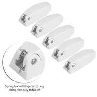 5pcs door catch holder latch for rv motorhome camper traile travel baggage car accessories white abs car styling