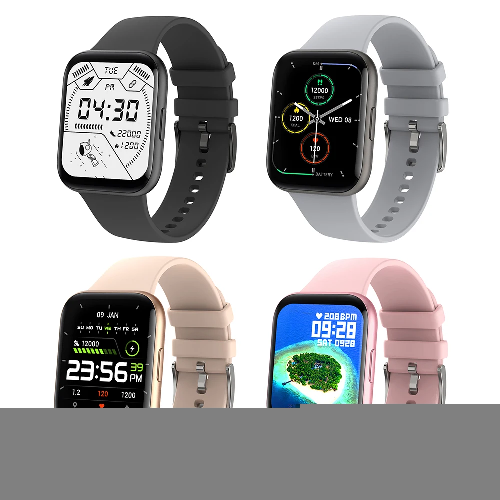 

Smart Watch Bluetooth-compatible Fitness Tracker Sports Watch Heart Rate Monitor Blood Pressure Smart Bracelet for Android IOS