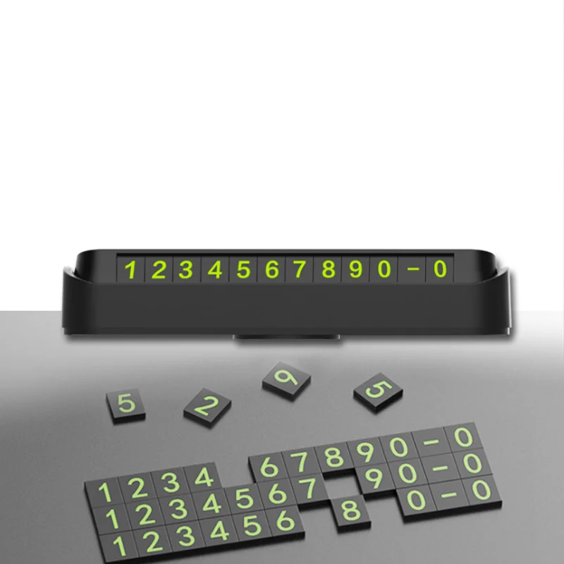 Новая Автомобильная карточка с телефоном для временной парковки автомобильные