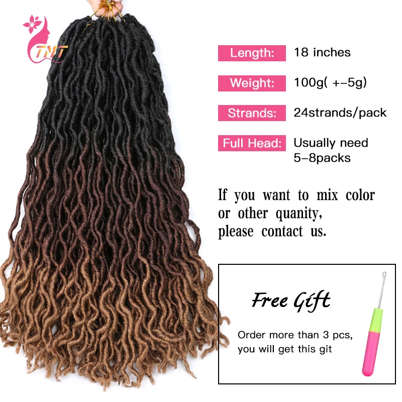 Искусственные локоны в стиле Crochet волосы на крючках косички синтетика дреды для