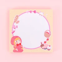 1pc kawaii girl planner sticky notes tearable notepad memo pad scrapbook office school supplies stationery notebooks stickers