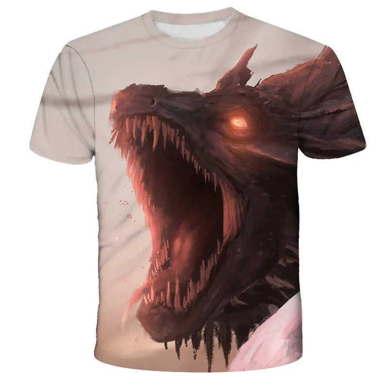 Футболка с 3D принтом для мальчиков и девочек повседневная мужская футболка