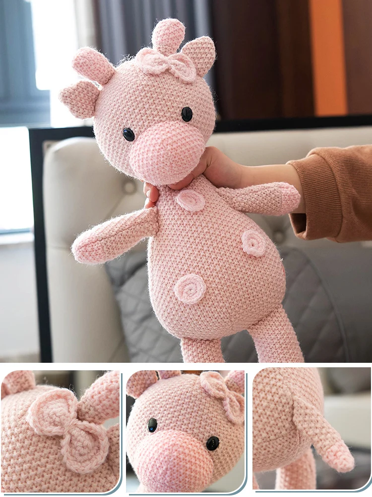 

Soothing Rabbit Dolls Cute Bear Stuffed Plush Toys Baby Sleeping Cushion Kids Animals Dolls Gifts for Children Toddler infant
