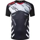 Футболка Jeansian LSL299 Мужская Спортивная, короткий рукав, подходит для бега, фитнеса и тренировок, Черная