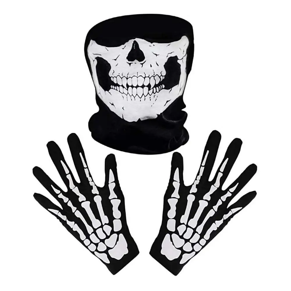 

Halloween Gloves Skeleton Socks Scary Ghost Paw Gloves Bleeding Happy Halloween Party Decor For Men Women Horror Ghost