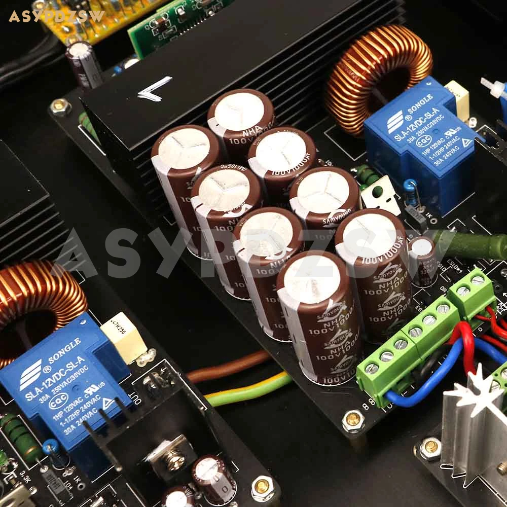 Высокомощный 1000 Вт стерео IRS2092 + IRFB4227 Класс D Цифровой сценический усилитель