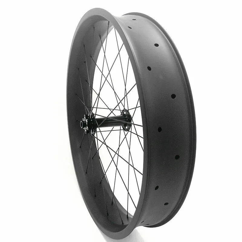 26er толстые велосипедные карбоновые колеса 80x25 мм бескамерные Powerway M74 150x15 197x12