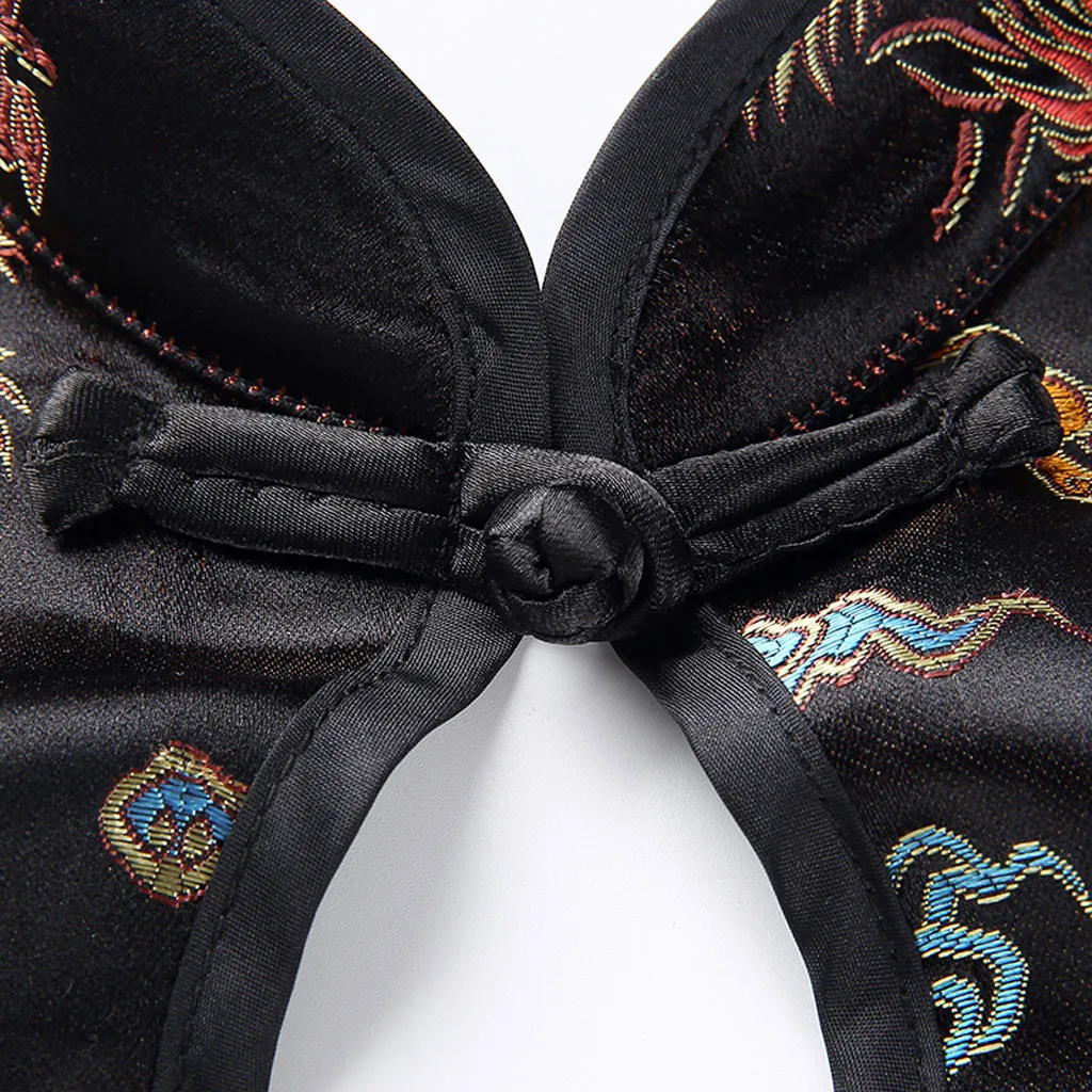 

Women Fashion Summer Chinese Style Cropped Women's Embroidery Tank Sleeveless Top Party Clubwear Corset Female Elegant Slimming