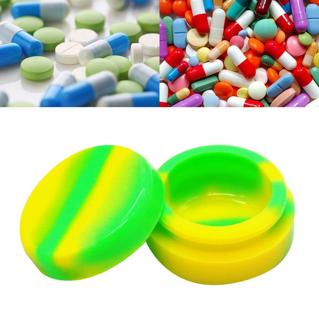 3 мл мини силиконовые чехлы для таблеток органайзер хранения таблетки диспенсер