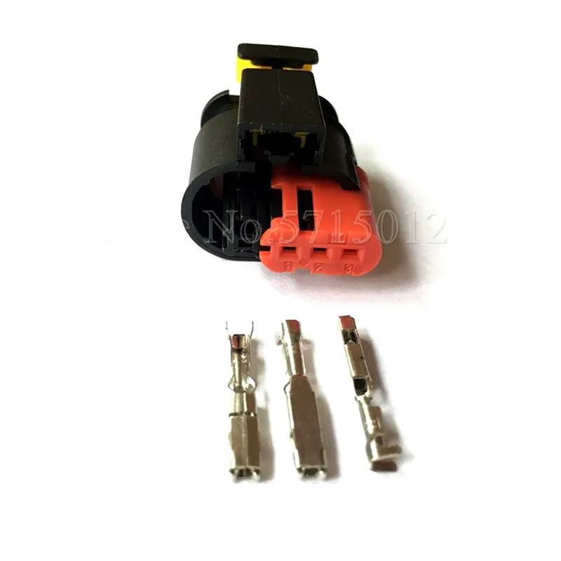 

3 Hole 284425-1 Waterproof Car Wire Connector Sealed Sensor Socket Fuel Diesel Injector Ignition Coil Plug