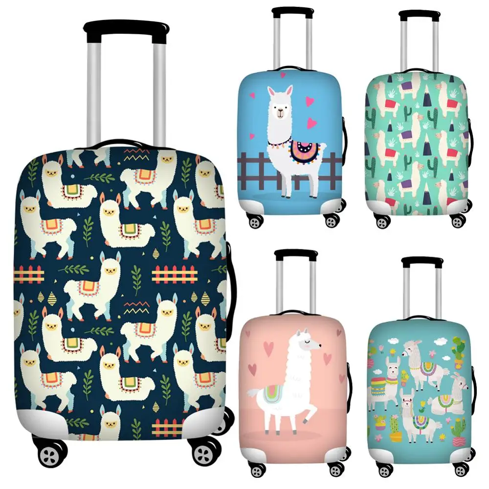 

Чехлы для багажа twoheart sgirl на молнии, эластичные, 18-32 дюйма, чемодан для путешествий, водонепроницаемые защитные пылезащитные чехлы