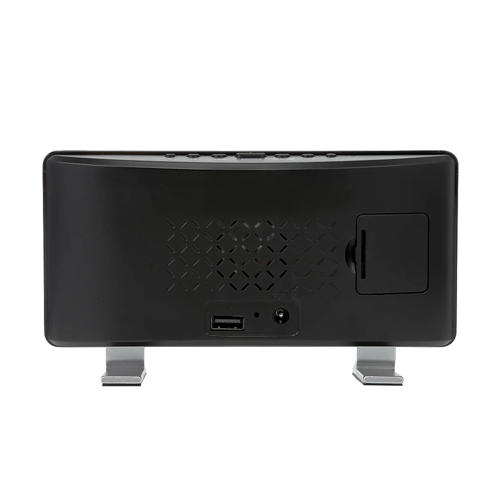 Светодиодный цифровой будильник с usb-портом для подзарядки функция повтора