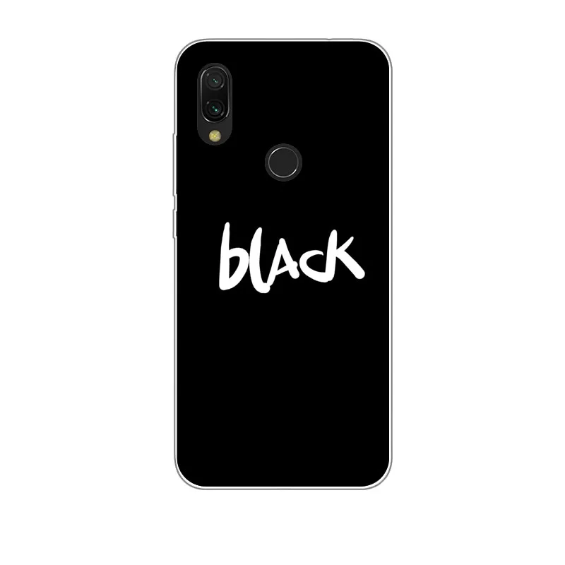 Чехол для Xiaomi Redmi 7 силиконовая Мягкая задняя крышка из ТПУ note 7a 7s pro защитный чехол
