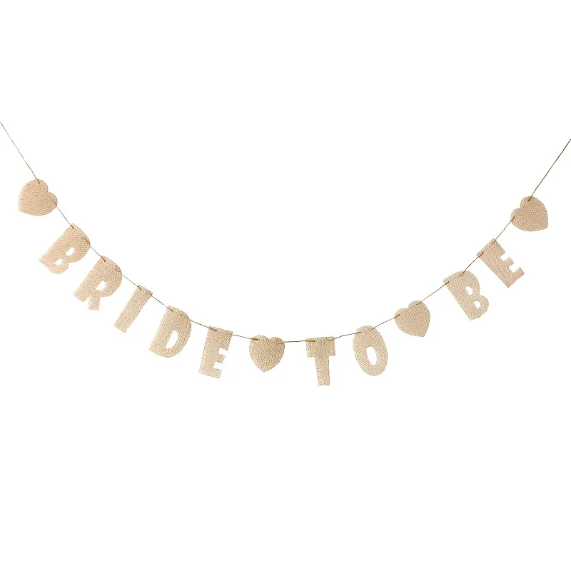 Винтажный Мешковина баннер с числом фон джутовый гессиан 0-9 цифр Бантинг DIY Декор