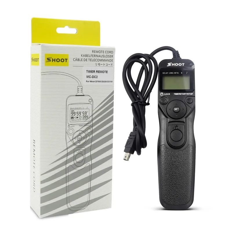 Фотокабель для дистанционного управления с таймером Nikon Z7 D750 D610 D7500 D7200 D5600 D3300 |