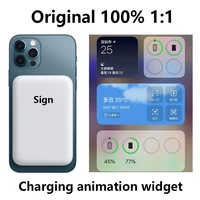 11 5000mah new portable magnetic wireless power bank for iphone 13 12 11 pro max mini 8 x xs xr mobile phone external battery