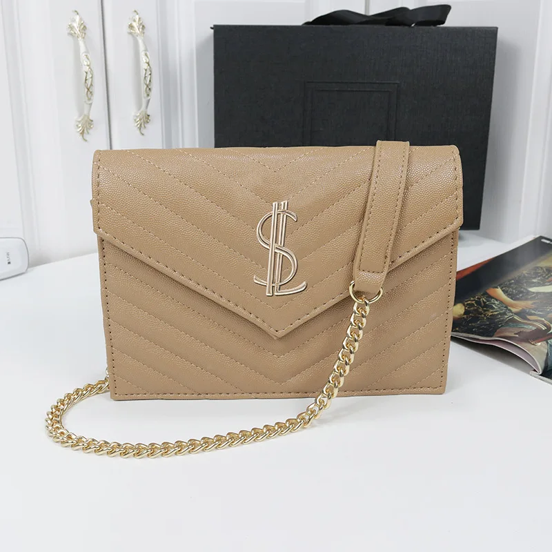 

2021 New Ladies Luxury Brand Designer Bag High Quality Fashion Simple Letter One Shoulder Messenger Handbag
