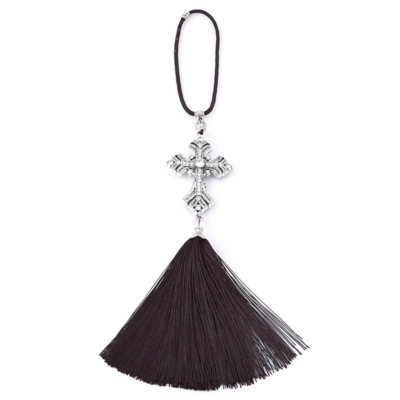 Модное украшение для автомобиля металлический деревянный распятильник с