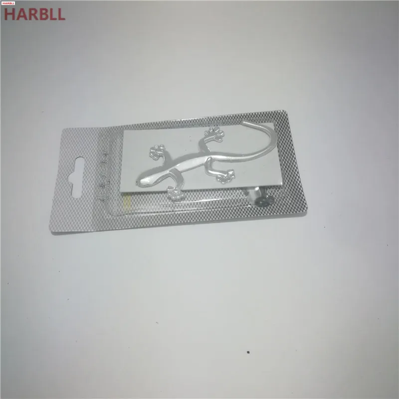 Общие хром 3D ABS серебро Ящерица Геккон эмблема на багажник Стикеры для Audi VW SEAT BENZ