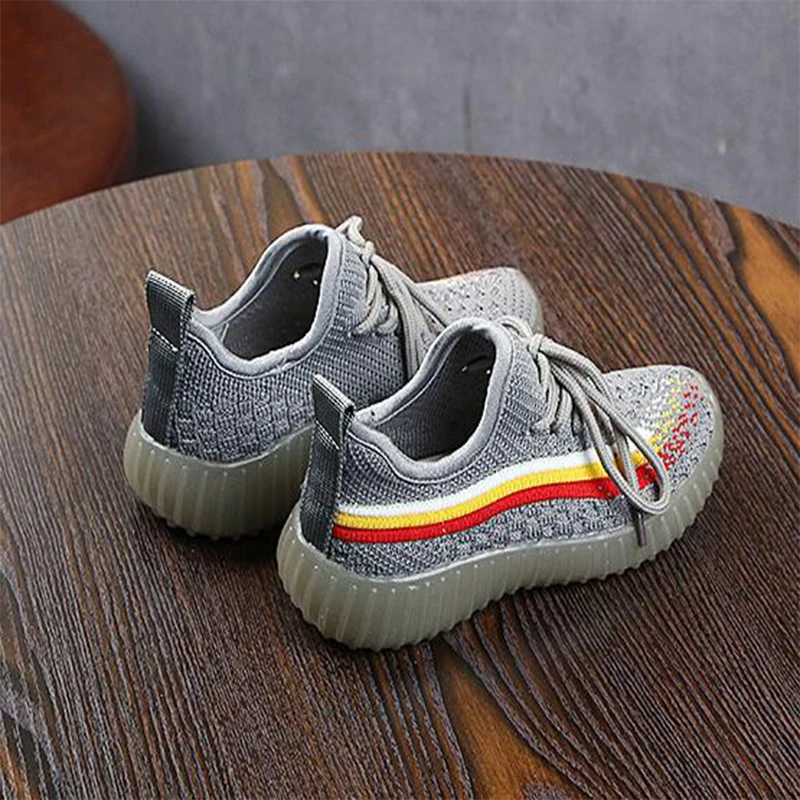 Детская повседневная обувь для мальчиков и девочек дышащая слип подходит 1 2 4 11 12