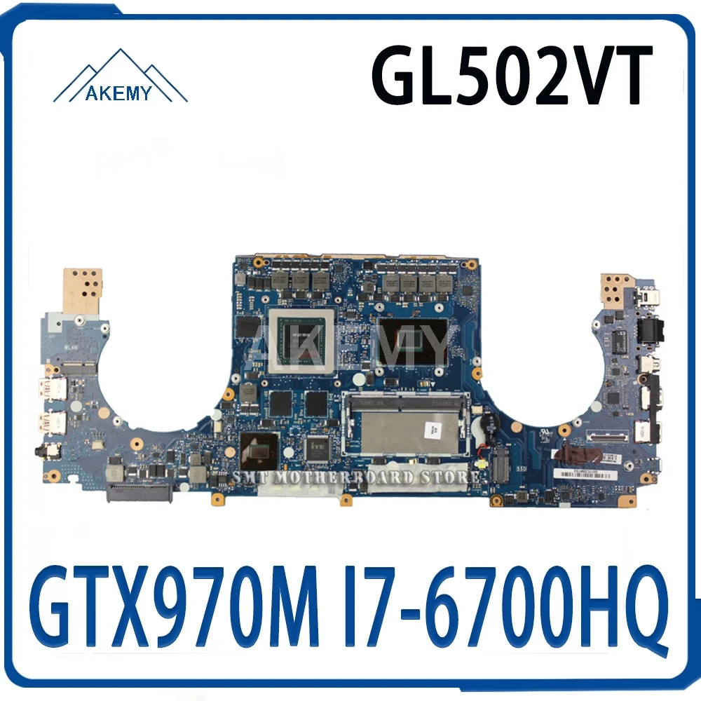 GL502VT материнская плата для ноутбука GTX970M/3G 8 Гб RAM I7-6700HQ For Asus GL502 GL502V тестовая тест