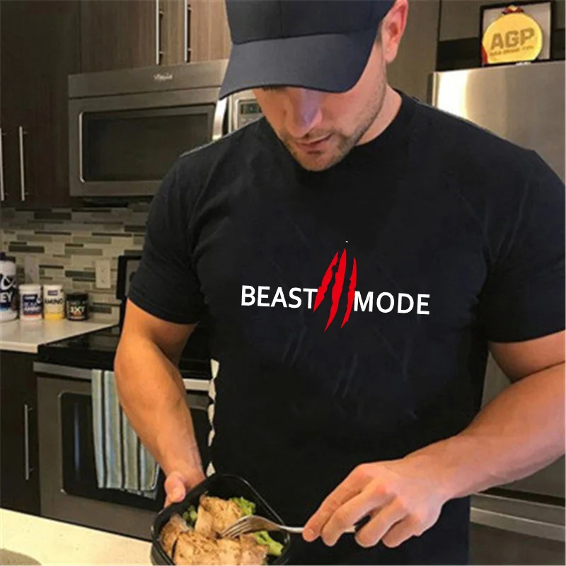 

Мужская хлопковая футболка с логотипом в европейском и американском стиле, Модный повседневный топ с круглым вырезом и коротким рукавом, сп...