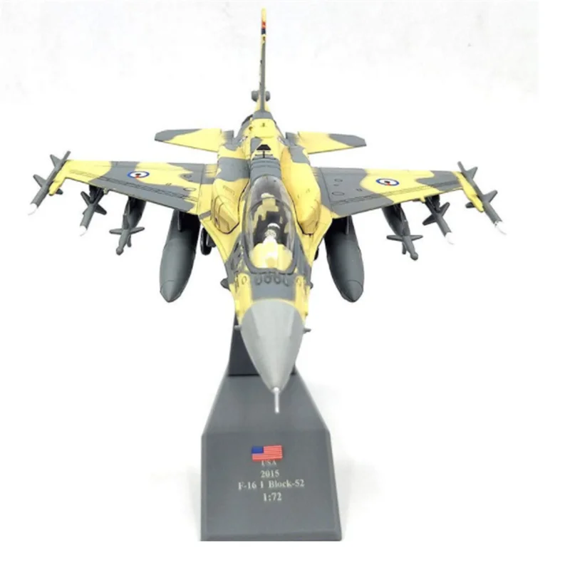 Коллекция 1: 72 Масштаб армии США F 16 Block52 пустыня модель самолета истребителя Литой
